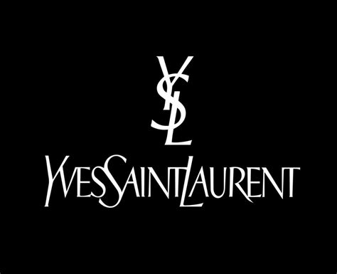 yves saint laurent white logo|yves saint laurent symbol.